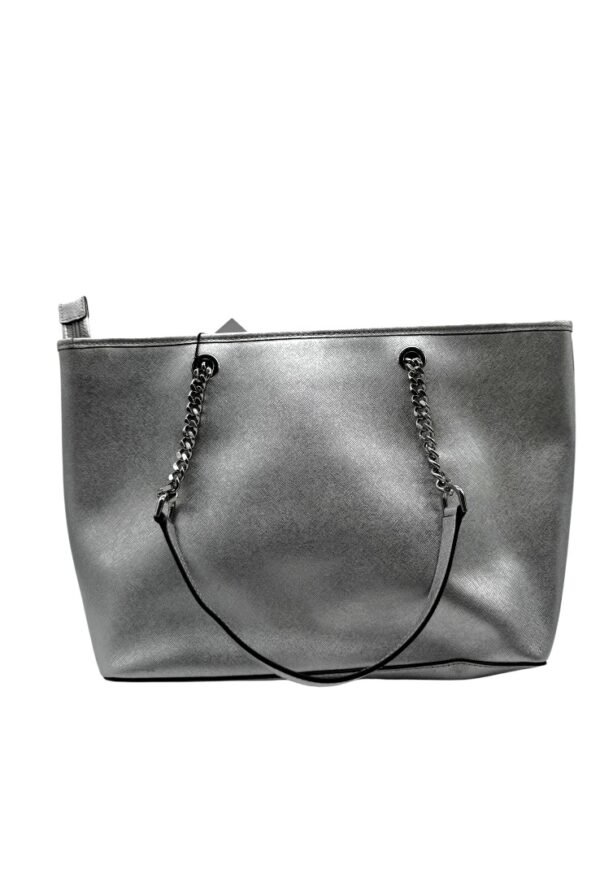 MICHEL KORS - JET SET TOTE SILVER - Image 10